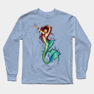 Mermaid Bubbles Long Sleeve T-Shirt